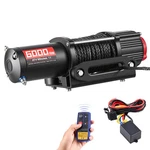 Uimoso 6000 Lbs Electric Winch 12v With Synthetic Rope & Wireless Remote Control. Fixed Price $143.99.