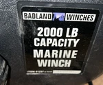 Winche Marine/trailer Utility Winch Kit 2000-lb. Badlands. Fixed Price $62.96.