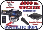 4500lb Mad Dog Synthetic Winch/mount Kit- 2020-22 Tracker Off Road 800 Sx / Crew. Fixed Price $300.10.