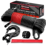 Tyt Synthetic Winch Rope Kit 3/16 Inch X 50 Feet 8500 Lbs Cable Line 4wd. Fixed Price $39.90.
