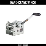 Curt Hand Crank Two-speed Trailer Win 2000 Lb Capacity With 10.6 In Handle. Fixed Price $137.99.
