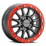 Raceline A14 Alpha Beadlock Wheels Gunmetal/red A14gr-57012+25. Fixed Price $345.99.