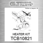 Tcb10821 Heater Kit Fits John Deere (surplus Open Box). Fixed Price $1504.06.