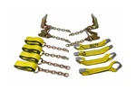 Mytee Products 8 Point Roll Back Vehicle Tie Down Kit With Chain Extension On.... Fixed Price $133.39.