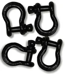 8-1/2 Ton Mega Patriot Black Powdercoated 1 Inch D-shackles (set Of 4). Fixed Price $189.99.