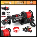 2500lbs Electric Winch 12v With Synthetic Rope - Towing For Atv, Utv, Boat. Fixed Price $159.99.