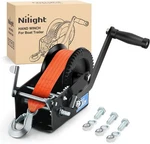 Nilight Boat Trailer Winch 3500 Lbs Hand Crank Heavy Duty Winches. Fixed Price $48.99.