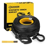 Bunker Indust Synthetic Winch Rope + D-ring Shackle Hook,100ft X 3/8".... Fixed Price $135.00.