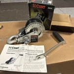 Curt 29433 Manual Hand Crank Boat Trailer Winch 900 Lbs Capacity 6-1/2" Handle. Fixed Price $19.00.