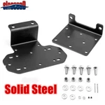Black Utv Front Winch Mounting Plate Brackets Kit For Yamaha Rhino 450/660/700. Fixed Price $39.99.