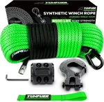 Synthetic Winch Rope Cable Kit, 3/16" X 50ft 8500lbs Green With Pr.... Fixed Price $69.99.