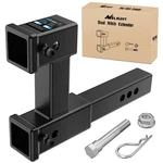 Nilight Dual Hitch Extension With Bolt Nut Kit Fits 2" Extender. Fixed Price $72.99.