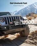 12000lb Electric Winch 12v Steel Cable Wireless Remote Off-road Truck. Fixed Price $384.99.