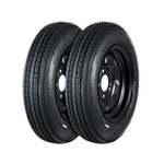 Garveetech 2-pack Trailer Tire On Rim 4.80-12 480-12 4.80x12 Tires An.... Fixed Price $107.04.