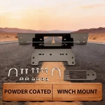 Black Powder Coated Winch Mounting Bracket Fit Kawasaki Mule Sx 2017-2026. Fixed Price $45.99.