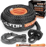 All-top Synthetic Winch Rope With Hook And Spacer, 3/8 In X 92 Ft,. Fixed Price $84.99.
