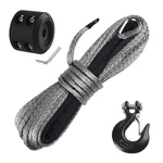 Ucreative 1/4 Inch X 50 Feet Synthetic Winch Non-reinforced, Gray. Fixed Price $31.18.