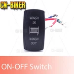Winch In & Out Rocker Switch On/off Blue Led Control For Polaris Honda Atv Utv. Fixed Price $10.45.