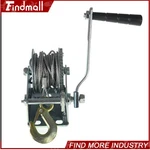 Findmall 800lbs Heavy Duty Hand Winch W/ 26ft Wire Rope & Hook For Trailer Boat. Fixed Price $23.40.