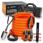 1" X30ft Kinetic Recovery Rope (48,500lbs) Heavy Duty Kit Orange. Fixed Price $112.40.