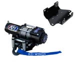 Kfi Yamaha Grizzly 550 / 700 07-15 Mount And 2000 Lb Atv Winch Steel Cable. Fixed Price $259.95.