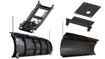 Kfi 72" Poly Snow Plow Kit 2020-2026 Yamaha Wolverine X2, X4 850, 1000. Fixed Price $1026.85.