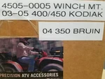 4505-0005 Moose Winch Mt For Yamaha. Fixed Price $37.99.