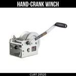 Curt Hand Crank Two-speed Trailer Win 2600 Lb Capacity With 10.6 In Handle. Fixed Price $154.99.