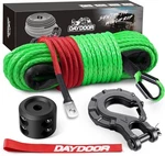 Daydoor Synthetic Winch Rope, 1/4 Inch X 50ft 50ft, Green. Fixed Price $50.48.