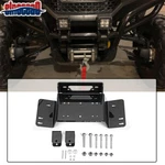 Front Bumper Winch Mount Steel Plate Kit For Honda Pioneer 700/700-4 2014-2026. Fixed Price $35.05.