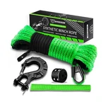 Tyt Synthetic Winch Rope Kit - 1/4'' X 50' With 10000 Lbs Strength, Protectiv.... Fixed Price $46.39.