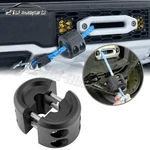 Black Winch Stopper Rubber Cable Line Saver Waterproof Rope Tow Hook For Utv Suv. Fixed Price $8.99.