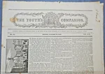 The Youth's Companion Boston, October 19, 1843 - Early American Children's Paper. Fixed Price $30.99.
