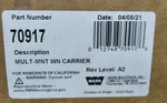 Warn Multi Mount Winch Carrier New #70917. Fixed Price $124.99.