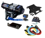 Honda Foreman 500 Winch And Mount Plate Kit 2007-2011 Rubicon 2000 Lbs Kfi Atv. Fixed Price $262.95.
