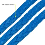 Borne Off-road Bnwn-sr-38-85kbl Winch Hook - 3/8in Rope Hand Strap Blue. Fixed Price $229.69.