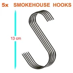 Strong Butchers Hooks, Meat Smoke House Hook 6" Pack Of 5 (065). Fixed Price $8.25.