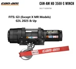 Can-am G3 (except X Mr Models) & G3l 2025+ Hd 3500-s Synthetic Winch-715009799. Fixed Price $534.99.