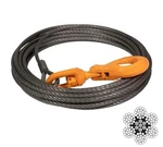 Mytee Products Wire Rope Steel Core Winch Cable 3/8" X 100' Self-locking Swiv.... Fixed Price $218.42.