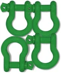 8-1/2 Ton (it's Big!) 1 Inch Mega D-shackles Jd Green Powdercoated (set Of 4). Fixed Price $189.99.