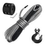 Ucreative 3/16 Inch X 50 Feet Synthetic Winch Rope 8,350lbs Line Cable With H.... Fixed Price $29.98.
