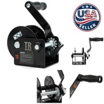 Lightweight 600 Lb Trailer Winch - Easy Mount & Crank Handle For Hassle-free Use. Fixed Price $68.39.