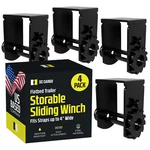 Dc Cargo Flatbed Sliding Winch, Storable, 4-pack. Fixed Price $129.99.