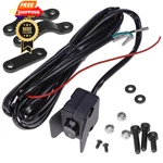 Saihisday 12v Winch Rocker Thumb Switch With Mounting Bracket Handle Black. Fixed Price $31.99.