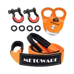 Metoware Offroad Recovery Kit - 10 Ton Heavy Duty Winch Snatch Block Pulley, .... Fixed Price $65.27.