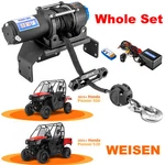 4500lbs Electric Winch Mount Wire Hook Remote Line Kit For Honda Pioneer 520 500. Fixed Price $229.99.