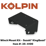 Kolpin Winch Mount Kit - Suzuki Kingquad 25-4100. Fixed Price $79.99.