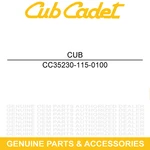 Cub Cadet 35230-115-0100 Cable Tail Light Challenger Cx700 Cx500 700 500 4x4. Fixed Price $59.47.