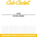 Cub Cadet 503-00892 Winch Remote Control Challenger Cx500 Cx700 Cx750 Vehicles. Fixed Price $84.62.