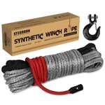 Stegodon Synthetic Recovery Rope Winch Line Fit 10000lbs 1/4''x50' Cable Grey. Fixed Price $49.90.